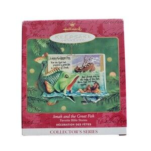 Hallmark 2000 Jonah and the Great Fish Favorite Bible Stories Christmas Ornament
